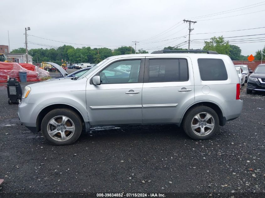 2013 Honda Pilot Ex-L VIN: 5FNYF4H76DB023591 Lot: 39834852