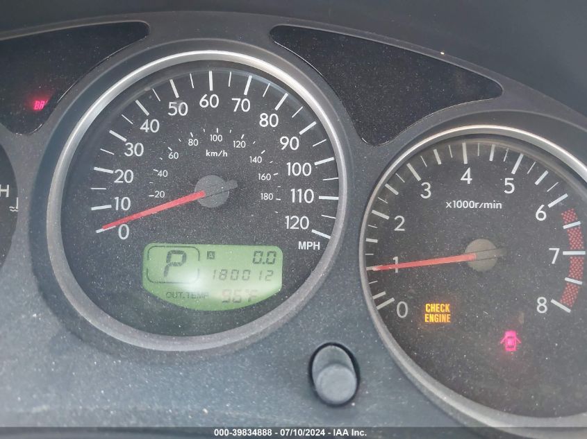 2005 Subaru Forester 2.5X VIN: JF1SG63605H733221 Lot: 39834888