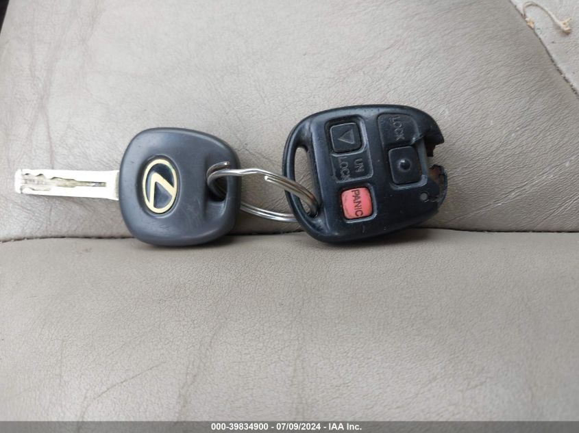 2001 Lexus Rx 300 VIN: JTJHF10U310207345 Lot: 39834900