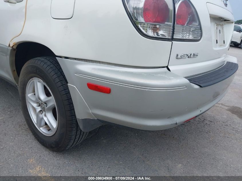 2001 Lexus Rx 300 VIN: JTJHF10U310207345 Lot: 39834900