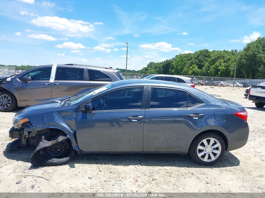 2019 TOYOTA COROLLA LE - 2T1BURHE2KC137113