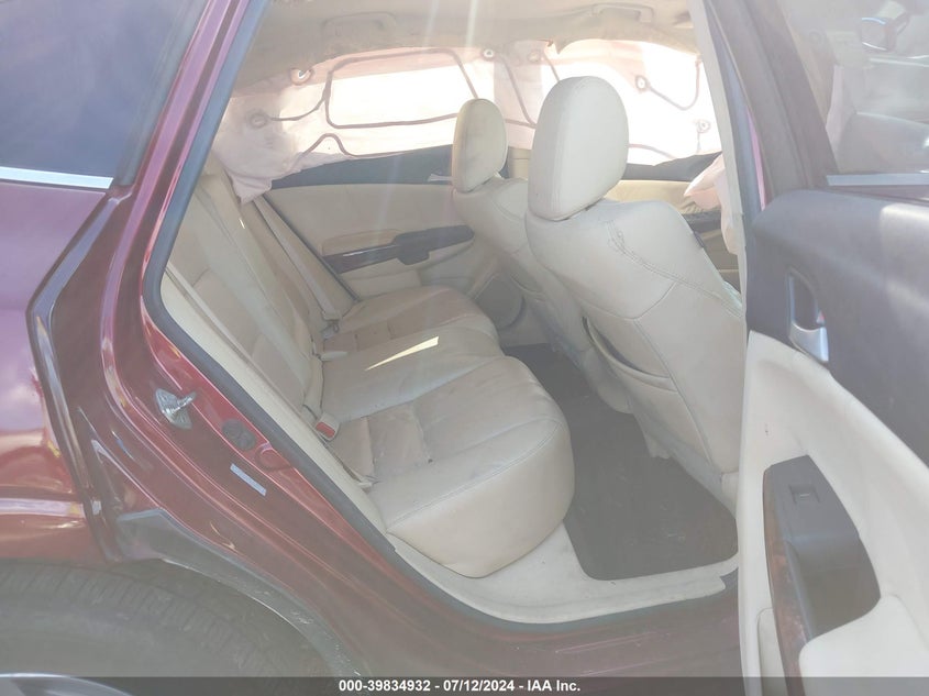 2010 Honda Accord Crosstour Exl VIN: 5J6TF1H58AL007225 Lot: 39834932