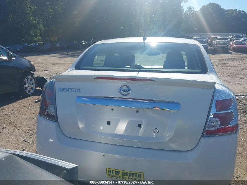 2012 Nissan Sentra 2.0/2.0S/Sr/2.0Sl VIN: 3N1AB6AP3CL682119 Lot: 39834947