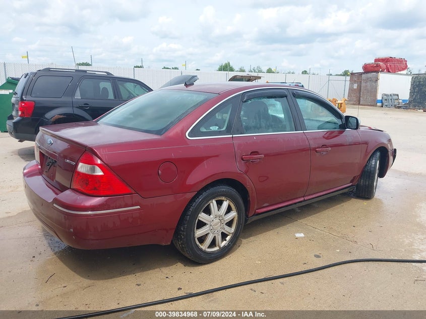 2007 Ford Five Hundred Limited VIN: 1FAFP25137G113757 Lot: 39834968
