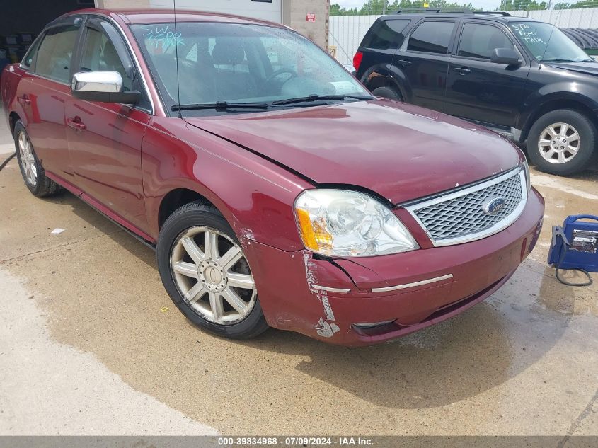 2007 Ford Five Hundred Limited VIN: 1FAFP25137G113757 Lot: 39834968
