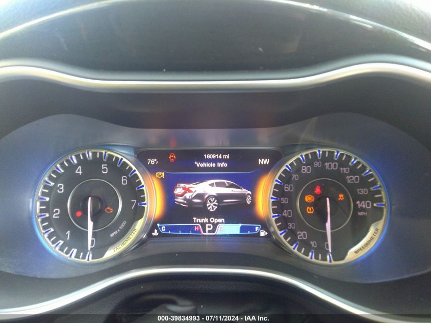 2015 Chrysler 200 C VIN: 1C3CCCCB9FN545200 Lot: 39834993