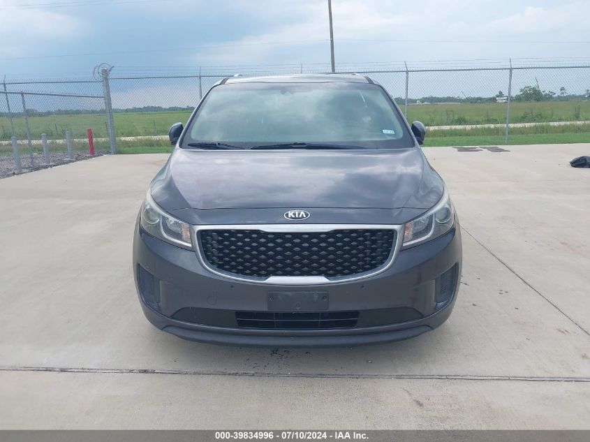 2017 Kia Sedona Lx VIN: KNDMB5C19H6322707 Lot: 39834996