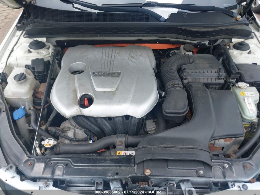 2012 Kia Optima Hybrid Ex VIN: KNAGM4AD3C5033087 Lot: 39835002