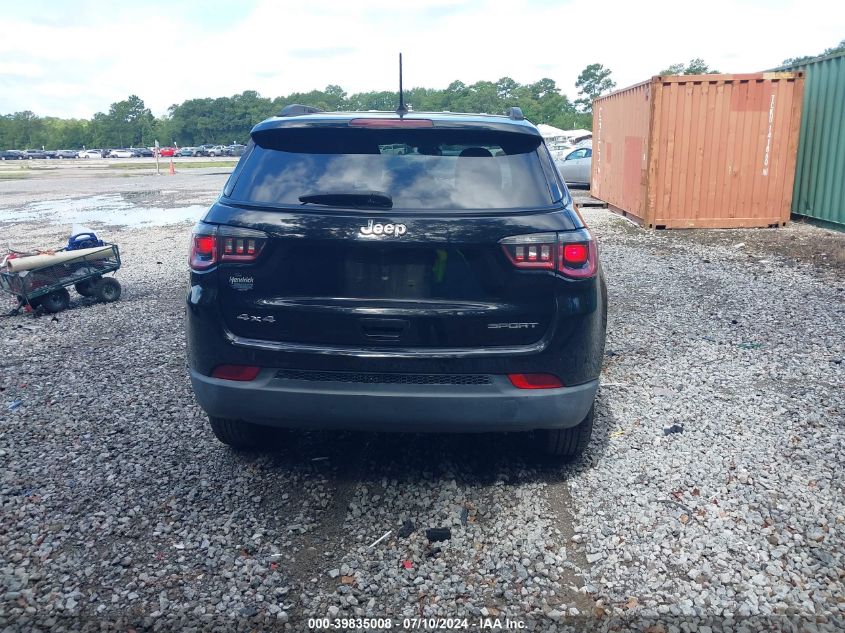 2018 Jeep Compass Sport 4X4 VIN: 3C4NJDAB1JT131811 Lot: 39835008