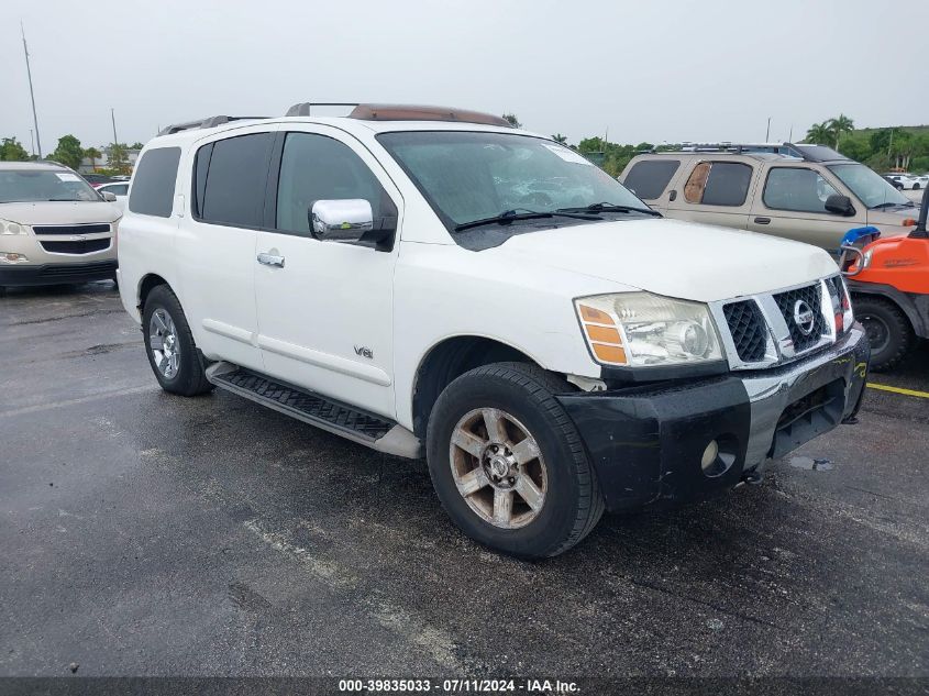 2007 Nissan Armada Le VIN: 5N1BA08CX7N714795 Lot: 39835033