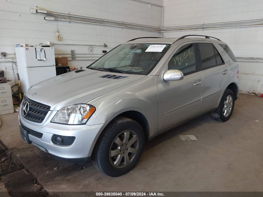 2006 Mercedes-Benz Ml 350 4Matic VIN: 4JGBB86E76A074857 Lot: 39835040