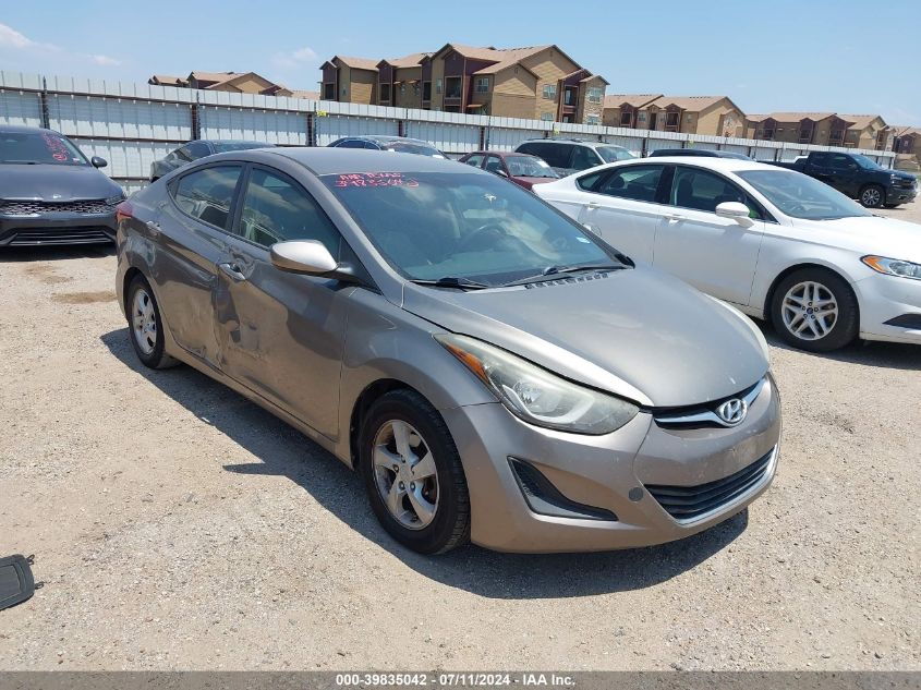 5NPDH4AE2FH554762 2015 HYUNDAI ELANTRA - Image 1