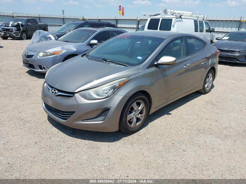 5NPDH4AE2FH554762 2015 HYUNDAI ELANTRA - Image 2