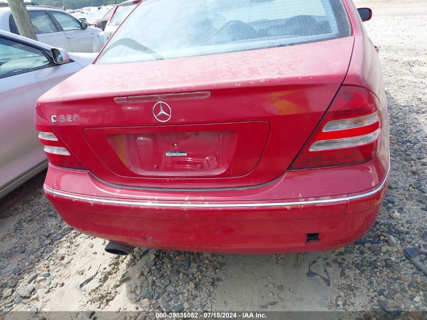 WDBRF40JX5A819653 | 2005 MERCEDES-BENZ C 230