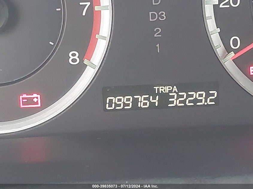 2009 Honda Accord 2.4 Lx VIN: 1HGCP26389A184876 Lot: 39835073