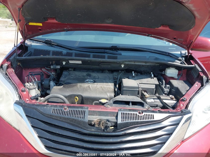 2011 Toyota Sienna Le V6 VIN: 5TDKK3DC8BS072587 Lot: 39835081