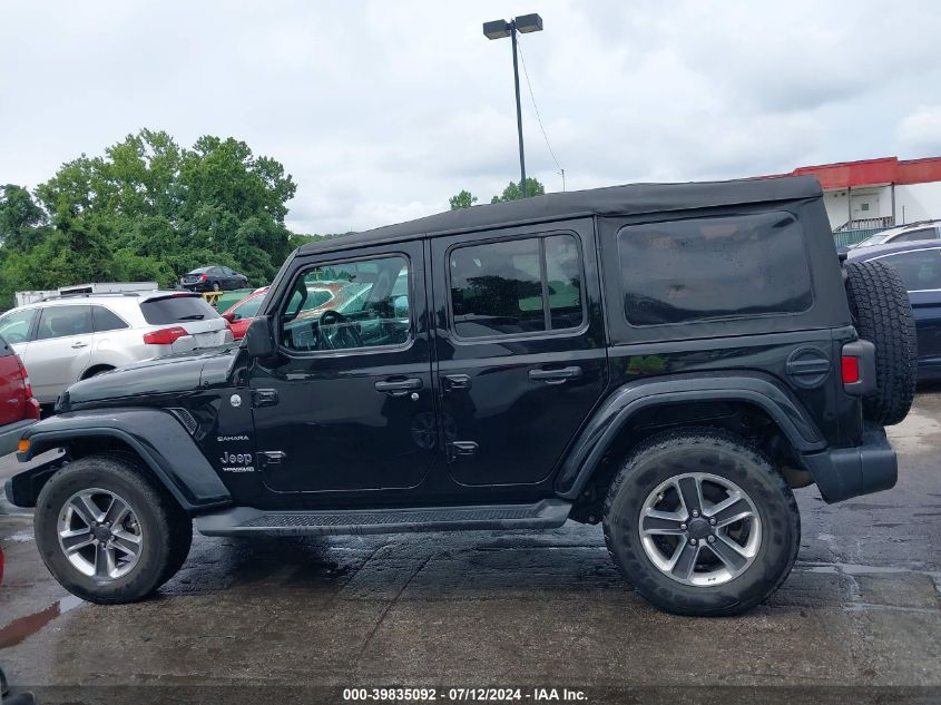 2021 Jeep Wrangler Unlimited Sahara 4X4 VIN: 1C4HJXEN5MW546924 Lot: 39835092