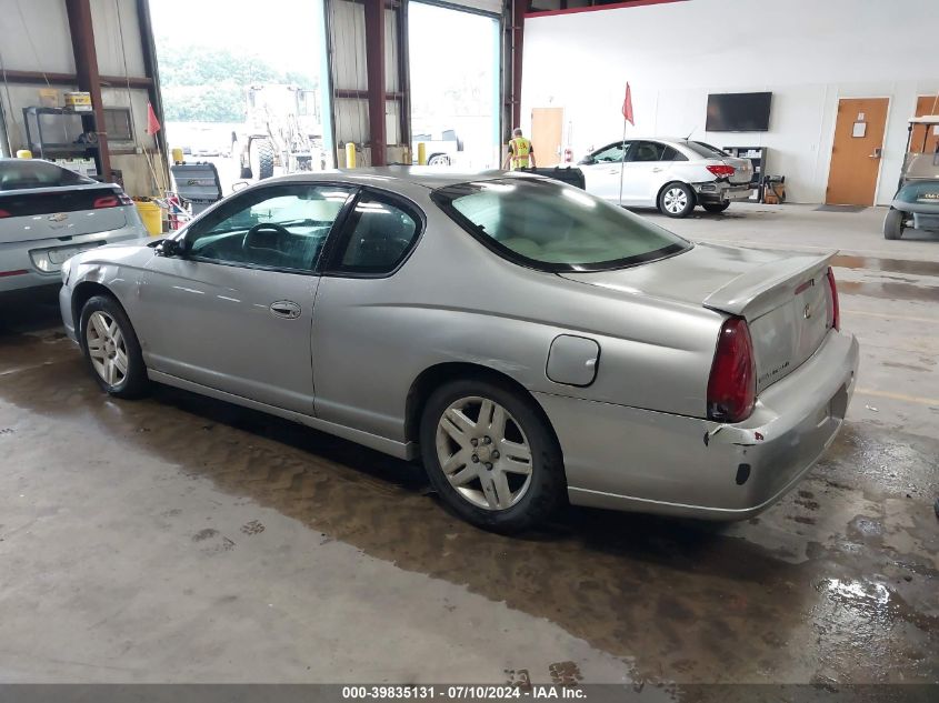 2G1WK15K379413432 | 2007 CHEVROLET MONTE CARLO