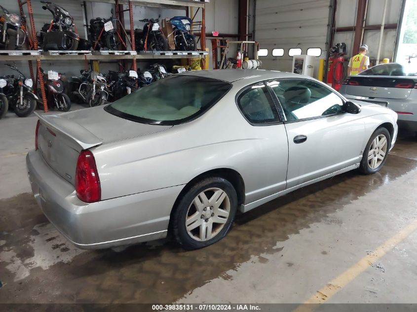 2G1WK15K379413432 | 2007 CHEVROLET MONTE CARLO