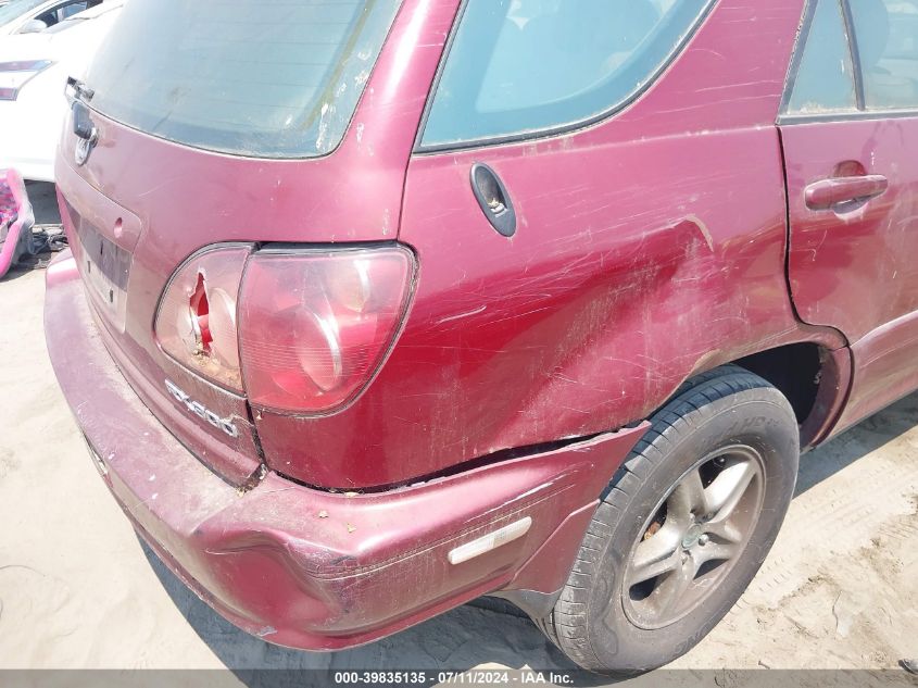 1999 Lexus Rx 300 VIN: JT6HF10U3X0079367 Lot: 39835135