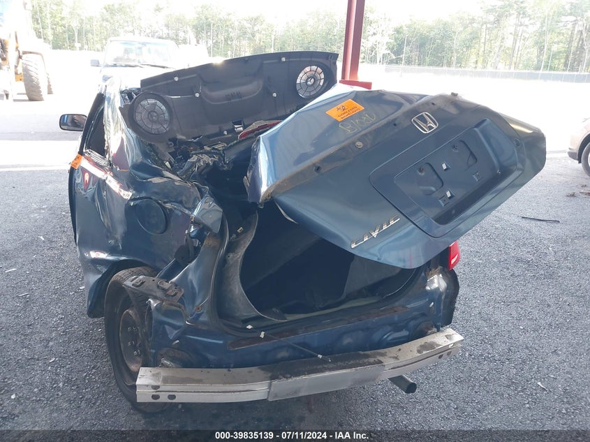 2008 Honda Civic Lx VIN: 2HGFG12698H564266 Lot: 39835139