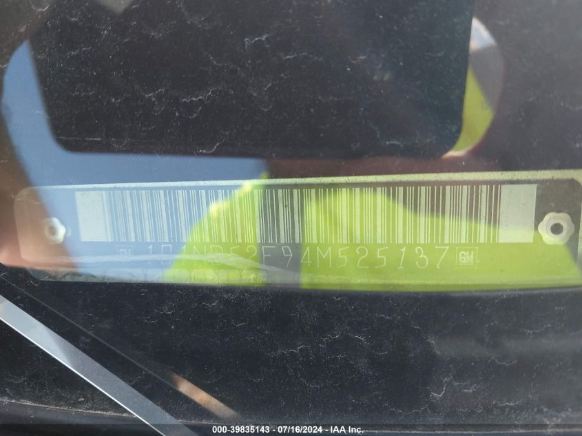 2004 Chevrolet Classic VIN: 1G1ND52F94M525137 Lot: 39835143