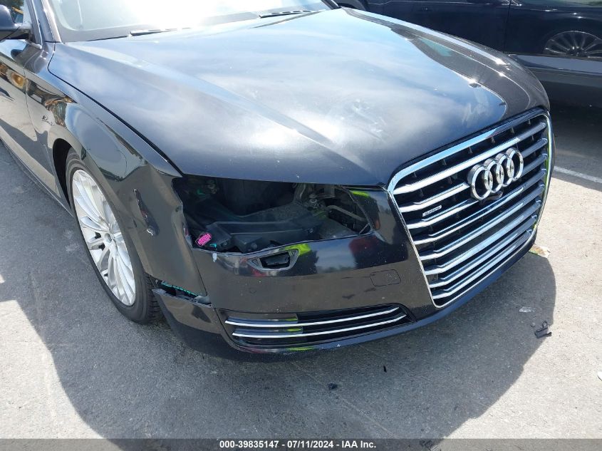 2013 Audi A8 L 4.0T VIN: WAUR2AFD5DN010658 Lot: 39835147