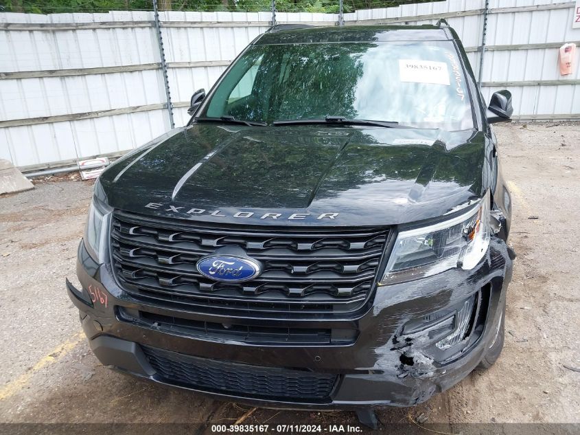 2017 Ford Explorer Sport VIN: 1FM5K8GT4HGD39289 Lot: 39835167
