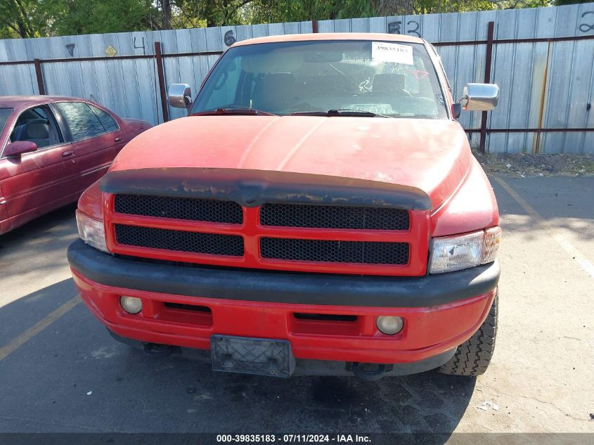1996 Dodge Ram 1500 VIN: 3B7HF13Z7TG138958 Lot: 39835183