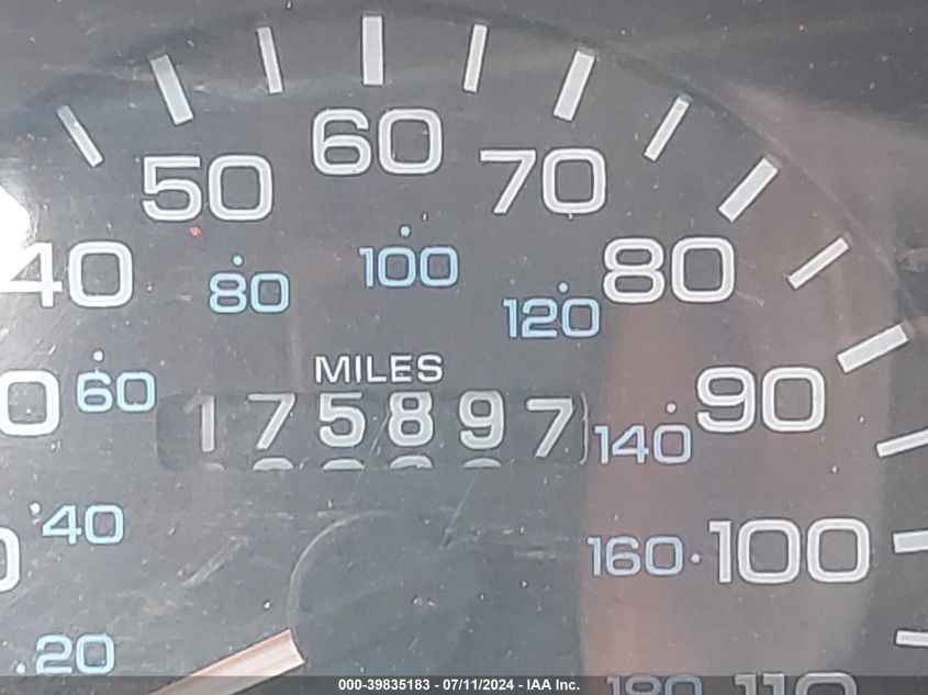 1996 Dodge Ram 1500 VIN: 3B7HF13Z7TG138958 Lot: 39835183