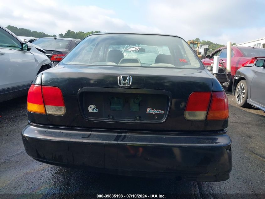 1998 Honda Civic Lx VIN: 2HGEJ6678WH618134 Lot: 39835198