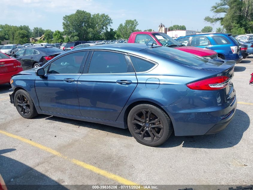 2019 Ford Fusion Se VIN: 3FA6P0HD7KR133215 Lot: 39835206