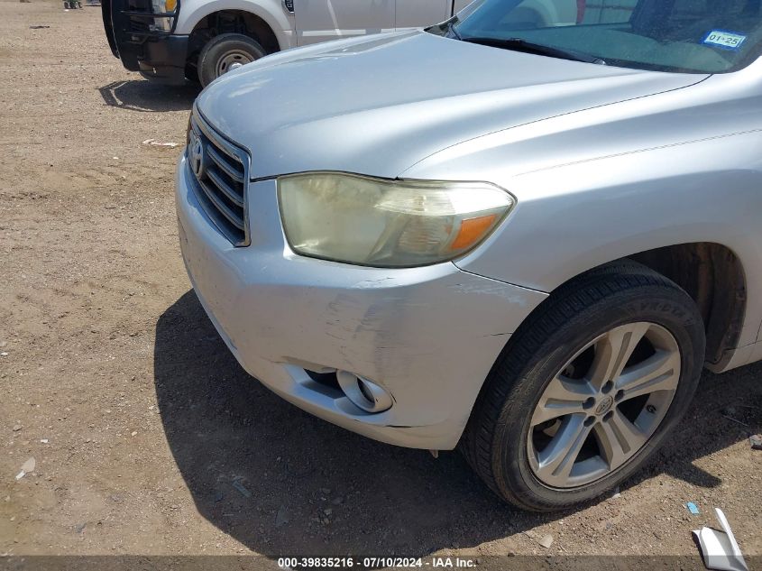 2008 Toyota Highlander Sport VIN: JTEDS43A082031333 Lot: 39835216