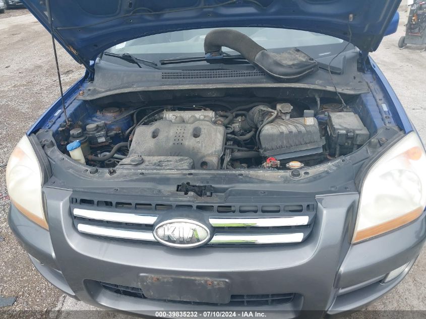 2008 Kia Sportage Ex V6 VIN: KNDJF723687526834 Lot: 39835232