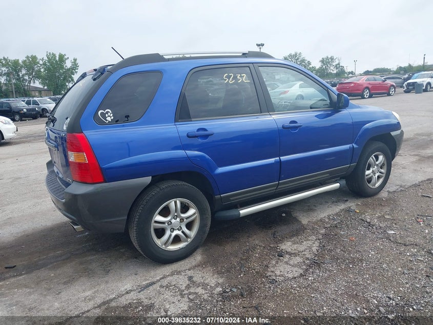 2008 Kia Sportage Ex V6 VIN: KNDJF723687526834 Lot: 39835232