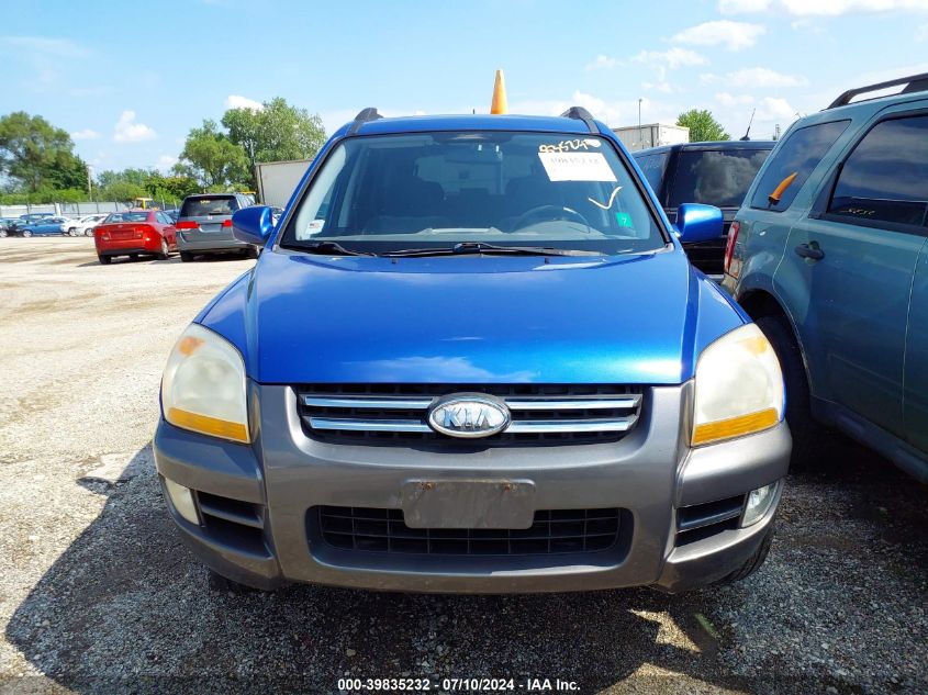 2008 Kia Sportage Ex V6 VIN: KNDJF723687526834 Lot: 39835232