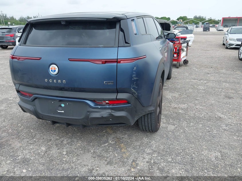 VIN VCF1ZBU22PG004702 2023 FISKER OCEAN ONE