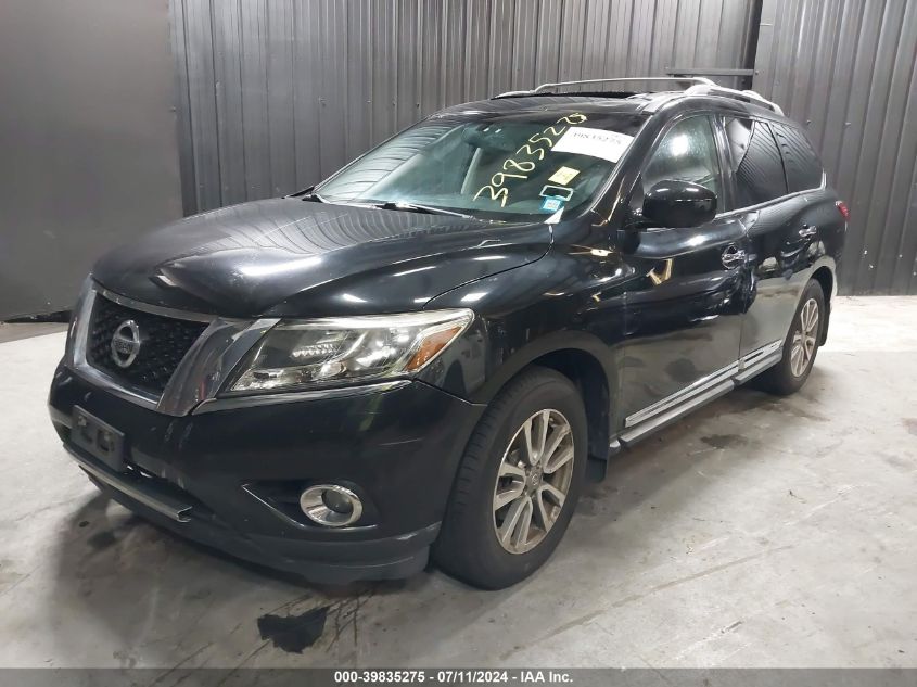 2015 Nissan Pathfinder Sl VIN: 5N1AR2MM7FC719414 Lot: 39835275