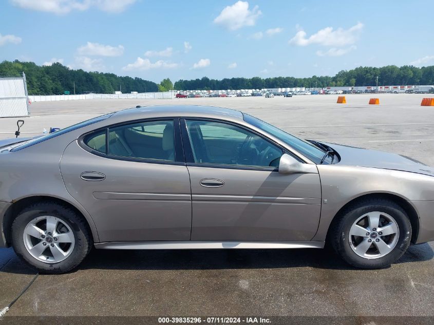 2006 Pontiac Grand Prix VIN: 2G2WP552161150990 Lot: 39835296