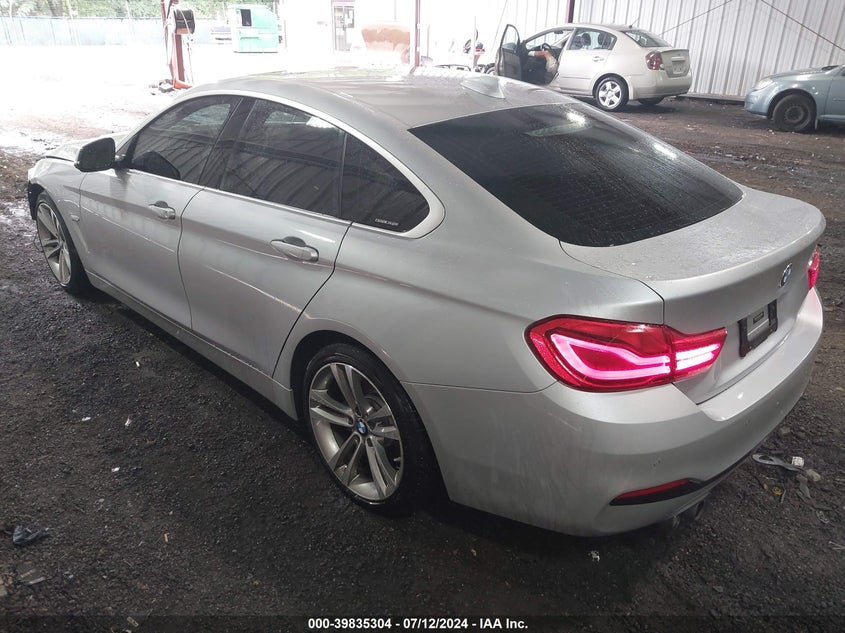 2019 BMW 430I Gran Coupe VIN: WBA4J1C54KBM14222 Lot: 39835304