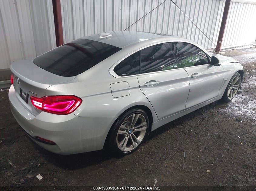 2019 BMW 430I Gran Coupe VIN: WBA4J1C54KBM14222 Lot: 39835304