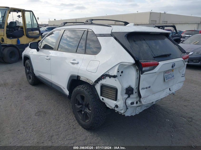VIN JTMR6RFV6MD017185 2021 TOYOTA RAV4 HYBRID XLE