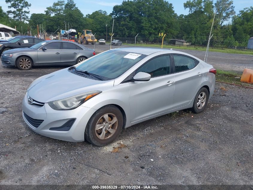 5NPDH4AE2EH482699 | 2014 HYUNDAI ELANTRA