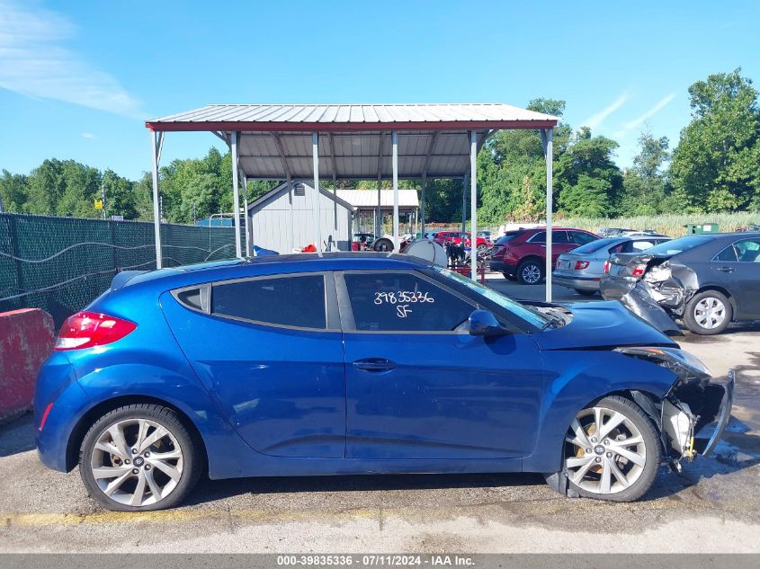 2016 Hyundai Veloster VIN: KMHTC6AD1GU277358 Lot: 39835336