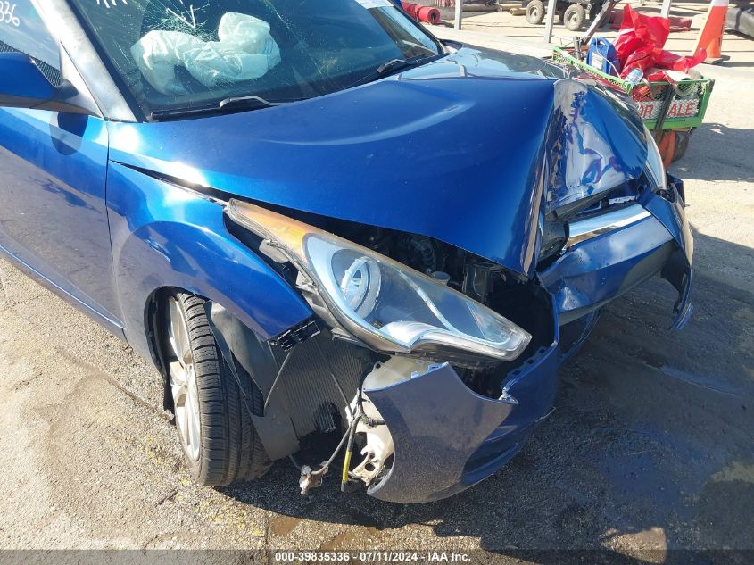 2016 Hyundai Veloster VIN: KMHTC6AD1GU277358 Lot: 39835336