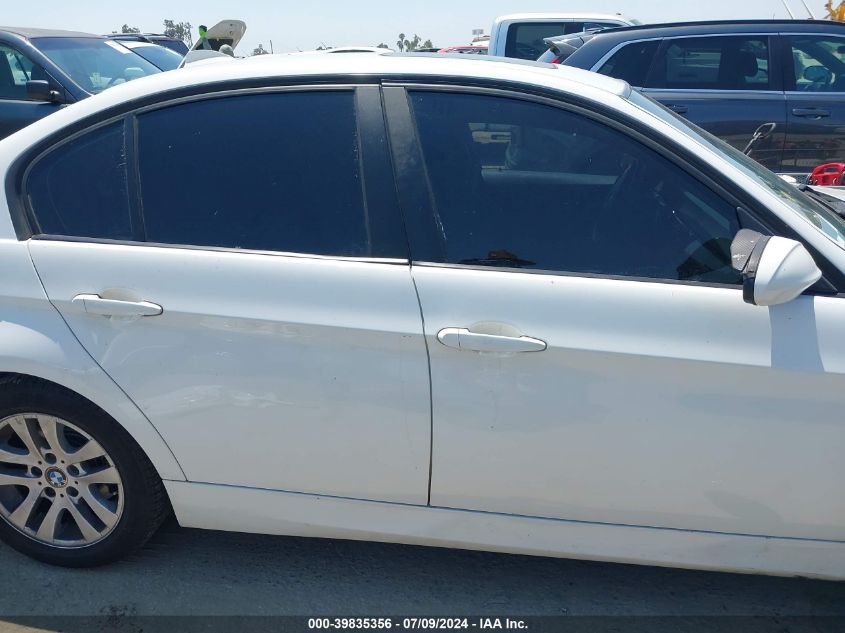 2007 BMW 328I VIN: WBAVA33547KX77482 Lot: 39835356