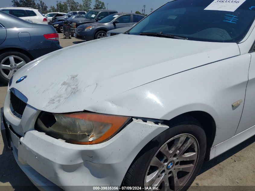 2007 BMW 328I VIN: WBAVA33547KX77482 Lot: 39835356