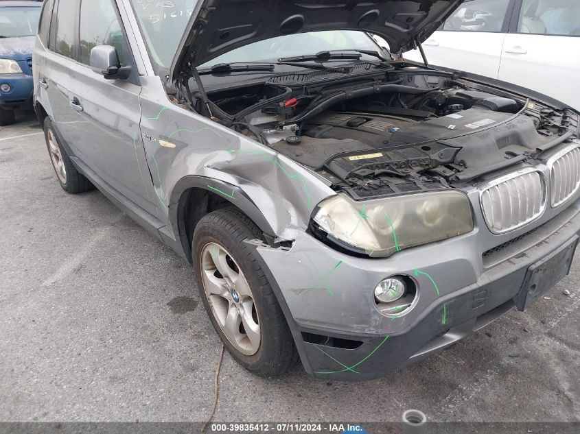 2007 BMW X3 3.0Si VIN: WBXPC93447WF00359 Lot: 39835412
