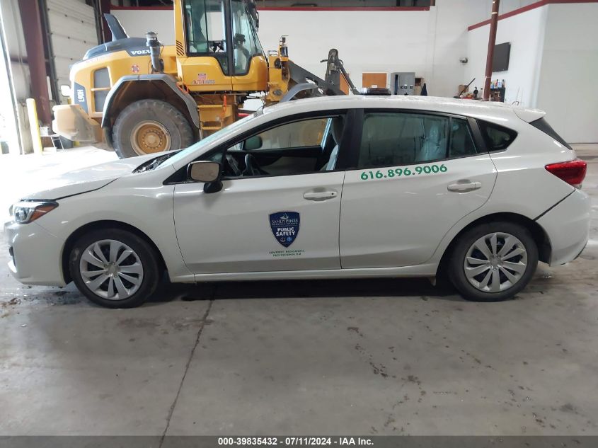 4S3GTAA64K3727559 2019 Subaru Impreza 2.0I