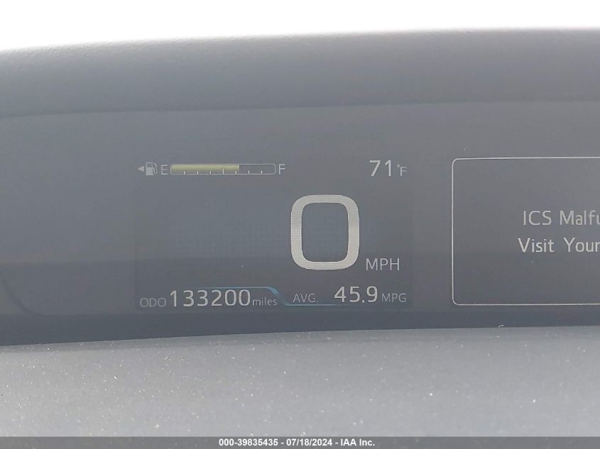 2017 Toyota Prius Two VIN: JTDKBRFU2H3571498 Lot: 39835435